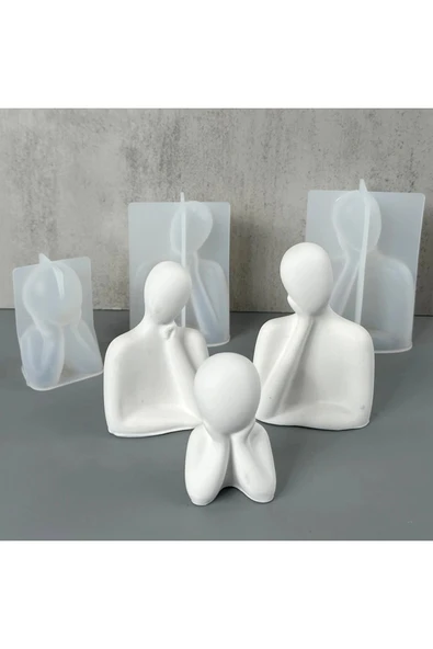 Aile Silikon Kalıp (3'lü set) (S716) - Resim 2