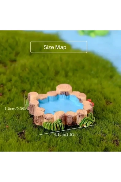 Mini Ahşap Havuz Silikon Kalıp (S778) - Resim 2