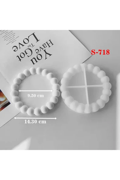 Mum Tabanlık No:2 Silikon Kalıp (S718) ürün görseli 1
