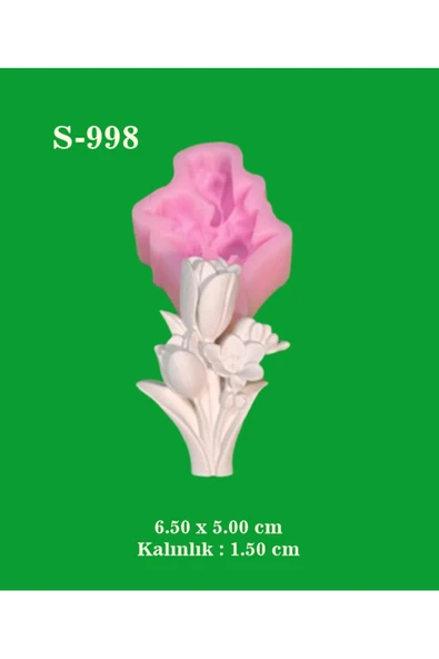 Çiçek Demeti No:2 Silikon Kalıp (S998) ürün görseli 1