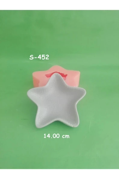 Yıldız Sunumluk (14 Cm) Silikon Kalıp ürün görseli 1