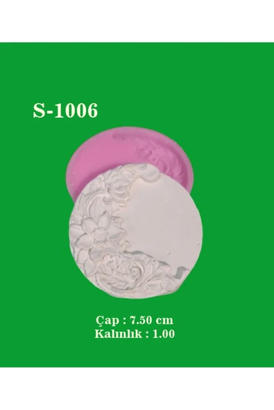 Sanatsal Kenar Süslemesi Silikon Kalıp (S1006) ürün görseli 1