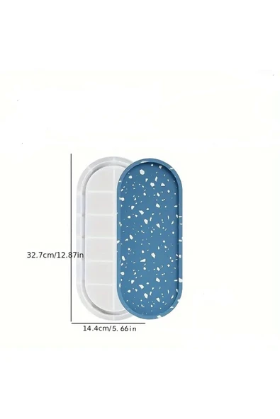 Büyük oval tabanlık silikon kalıp (S884) ürün görseli 1