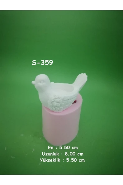 Kuş Mumluk Silikon Kalıp ürün görseli 1