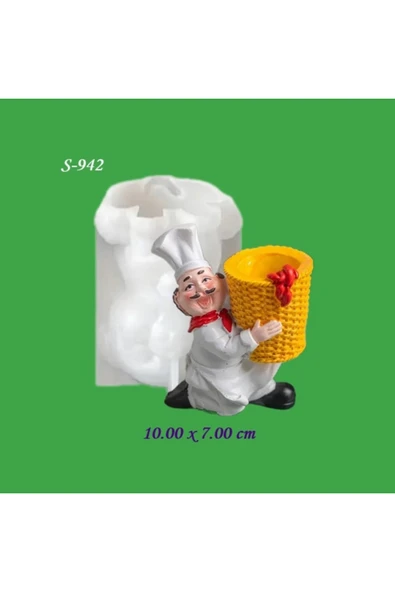 Chef Kürdanlık Silikon Kalıp (S942) ürün görseli 1
