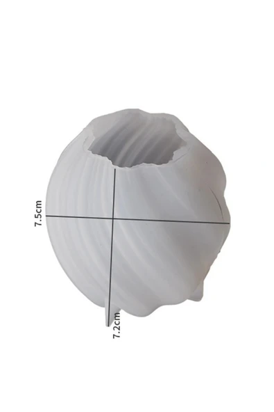 Örgü Mum Silikon Kalıp (3'lü Set) (S-708) - Resim 3