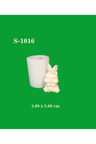 Fiyonklu Tavşan Silikon Kalıp (S1016) ürün görseli 1
