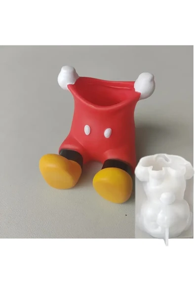 Mick.Mouse saksı Silikon Kalıp (S908) ürün görseli 1