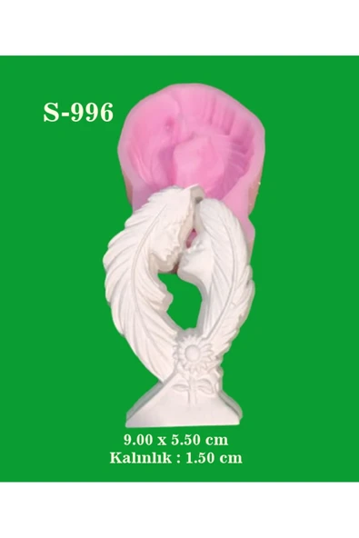 Tüy ve Aşık Silikon Kalıp (S996) ürün görseli 1