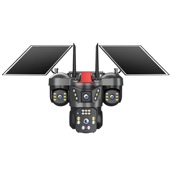Joysee S4 12Mp AOR 2x3.6mm 2x2.8mm 4G 2 Solar Dört Kamera 22IR+12Led PTZ ürün görseli 1