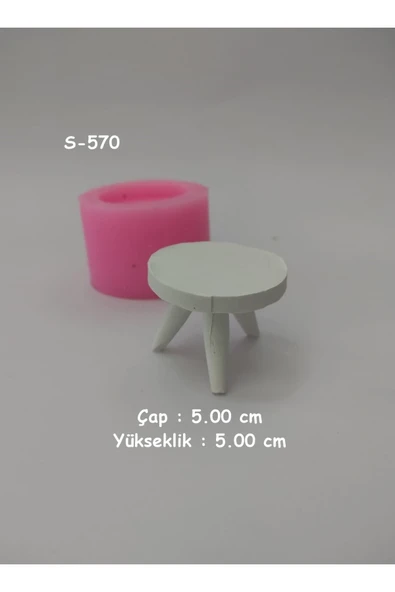 Ayaklı Saksı Altlığı (ORTA) Silikon Kalıp ürün görseli 1