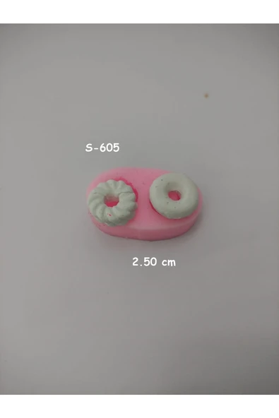 Ikili Mini Donat Silikon Kalıp ürün görseli 1