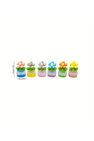 Dörtlü Minik Çiçek Silikon Kalıp (S818) - Resim 2
