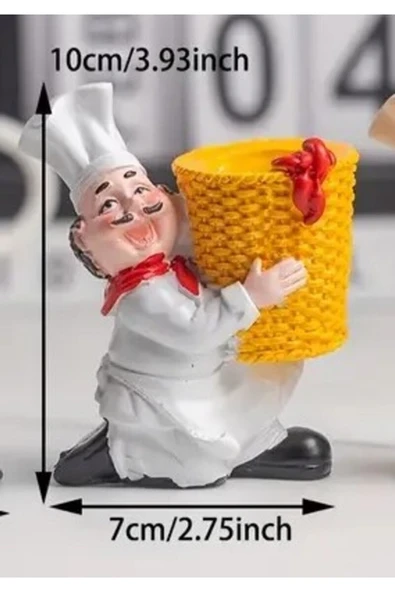 Chef Kürdanlık Silikon Kalıp (S942) - Resim 2