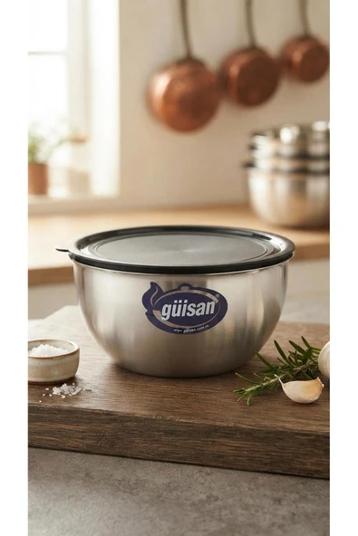 Gülsan 18 cm Çelik Karıştırma Saklama Kabı ürün görseli 1