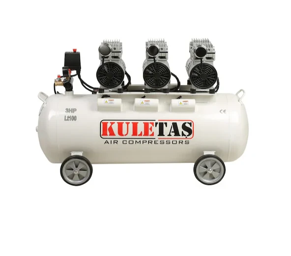 Kuletaş Hava Kompresörü Sessiz 100 LT 220 V ürün görseli 1