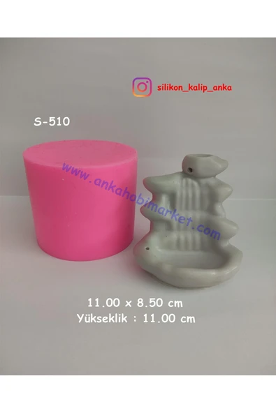 Tütsülük No:1 Silikon Kalıp (S510) ürün görseli 1