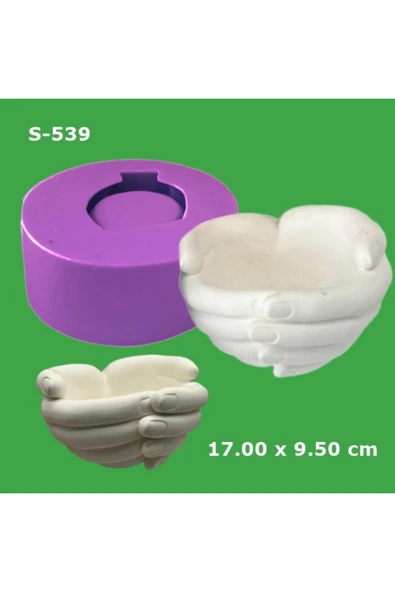 El Saksı Silikon Kalıp (S539) ürün görseli 1