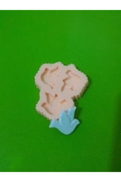 3 Lü Küçük Kuş Silikon Kalıp ürün görseli 1
