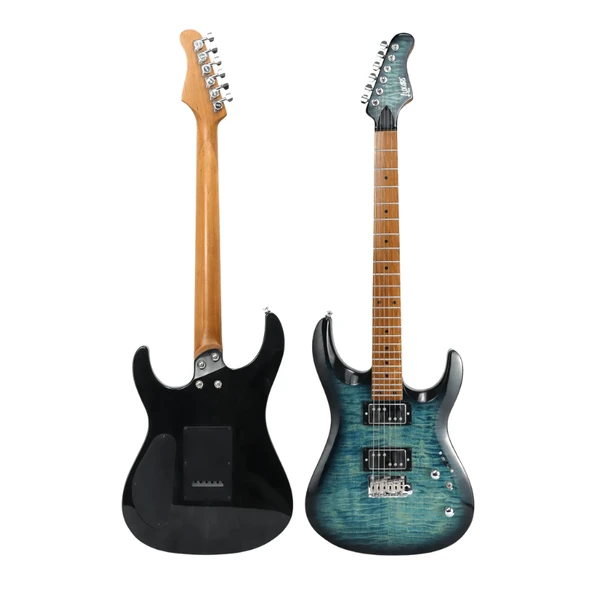 LUXARS S-G37-T SBL HH ELEKTRO GİTAR SPALTED BLUE ürün görseli 1