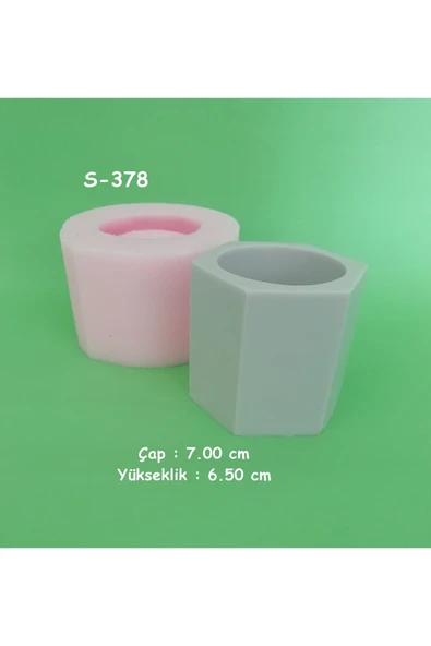 Altıgen Saksı Silikon Kalıp ürün görseli 1