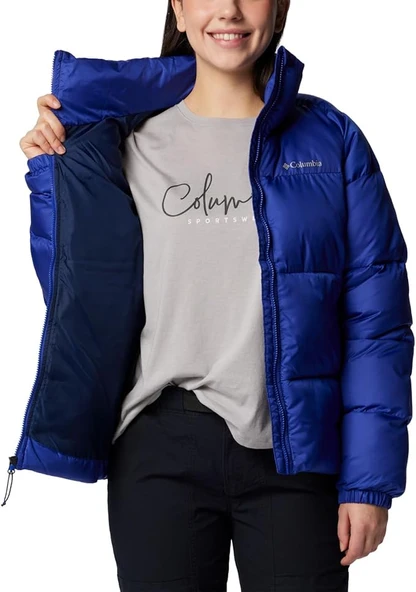 Columbia Puffect II Full Zip KAdın Mont - Resim 5