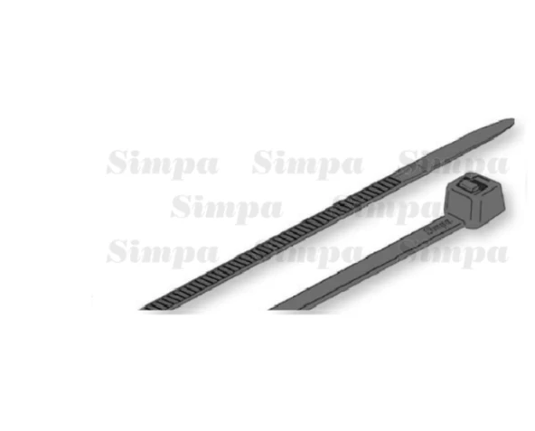 Simpa SP-KBS/7,6x550 7,6x550 Siyah Kablo Bağı Siyah, 100 Adet ürün görseli 1