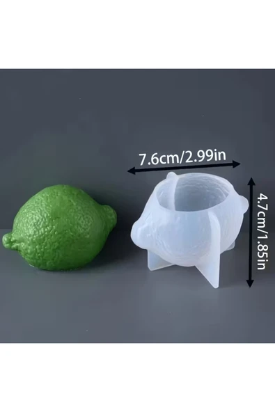 Yatay Limon Mum Silion Kalıp (S954) ürün görseli 1
