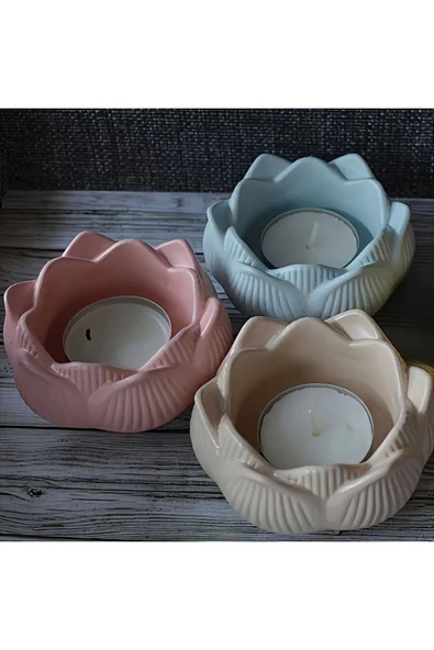 Lotus Çiçeği Silikon Kalıp (S755) - Resim 3
