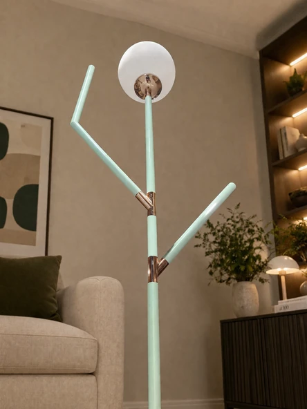 Astera Mint Terrazzo Tasarım Lambader - Resim 4