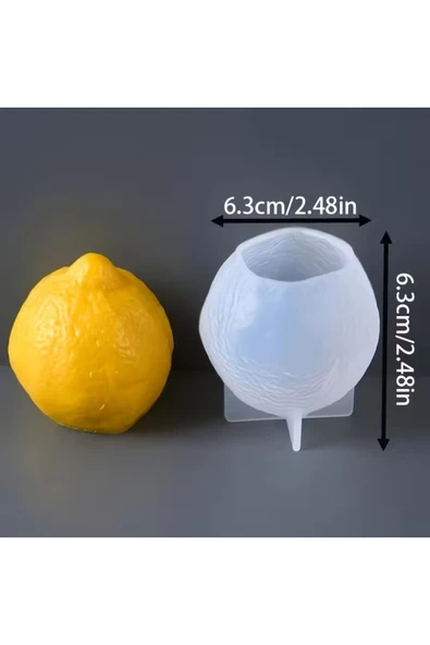 Dikey Limon Mum Silikon Kalıp (S953) ürün görseli 1