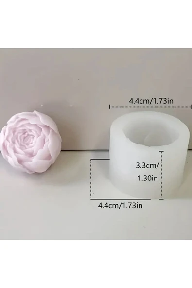 Bloom Gül Şekli Silikon Kalıp (S753) - Resim 2