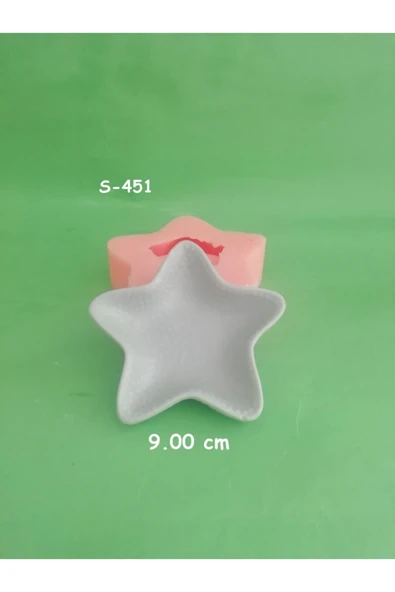 Yıldız Sunumluk (9 Cm) Silikon Kalıp ürün görseli 1