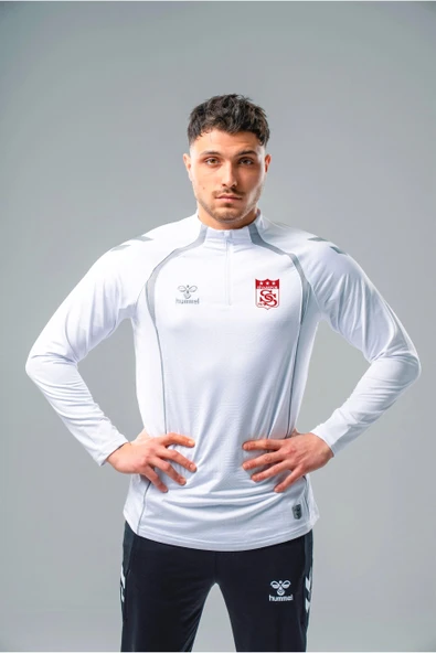 Hummel Sivasspor Target Antrenman Eşofman Üstü Beyaz ürün görseli 1