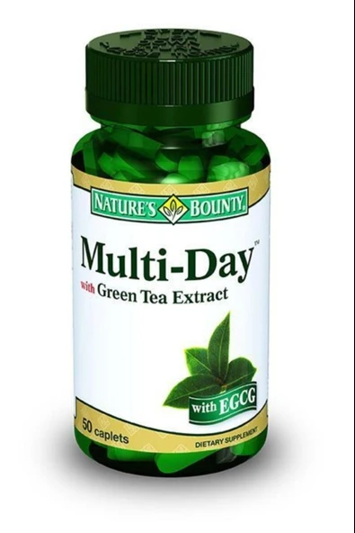 Nature's Bounty Multi-Day with Green Tea Extract 50 Tablet ürün görseli 1