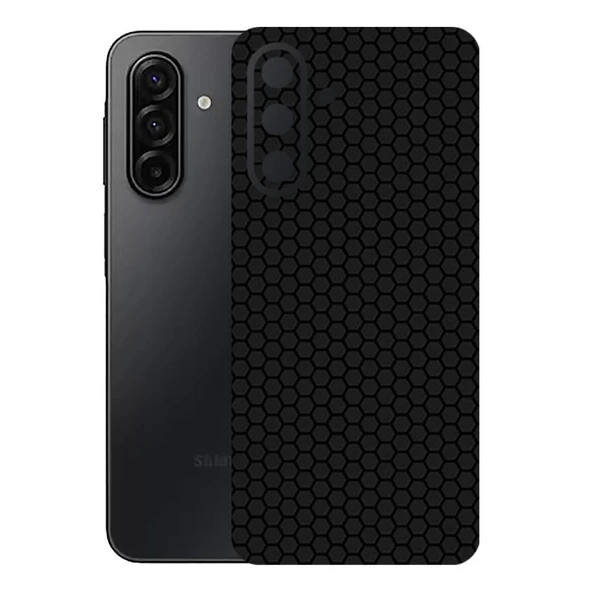 Samsung Galaxy A17 ile Uyumlu Bumper Serisi Premium Arka Kapak Kaplama(Kenarlar Yoktur!)  Siyah ürün görseli 1