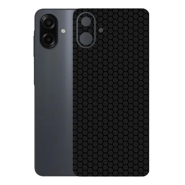 Samsung A07 ile Uyumlu Bumper Serisi Premium Arka Kapak Kaplama(Kenarlar Yoktur!)  Siyah ürün görseli 1