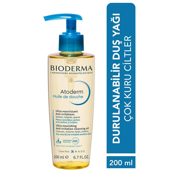 Bioderma Atoderm 24h Huile de Douche 200ml ürün görseli 1