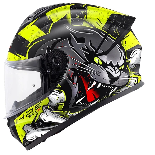 GIVI 50.X WILD MAT SİYAH-SARI KASK ürün görseli 1