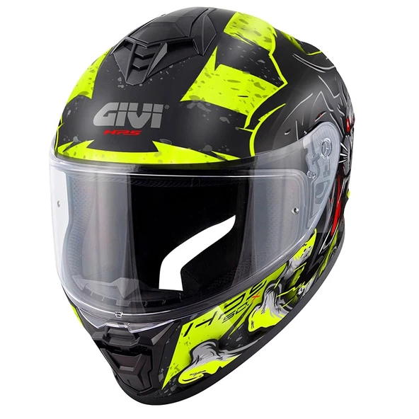 GIVI 50.X WILD MAT SİYAH-SARI KASK - Resim 2