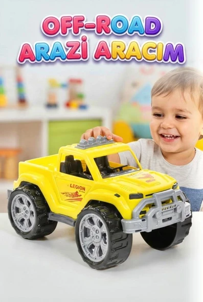 OFF-ROAD ARAZİ ARACIM – Zorlu Yolların Yeni Kahramanı Eğlenceli Oyuncak ürün görseli 1