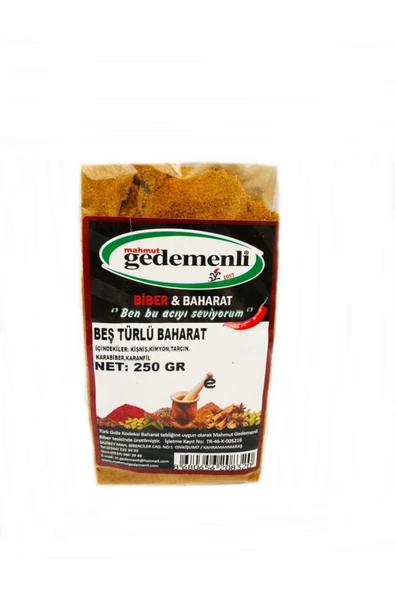 Beş Türlü Baharat 250 Gr ürün görseli 1