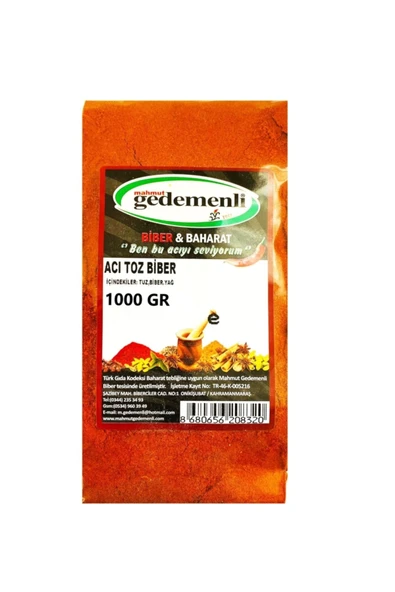 Acı Toz Biber 1 kg ürün görseli 1