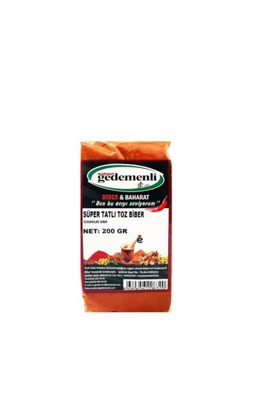 Süper Tatlı Toz Biber 200 Gr ürün görseli 1