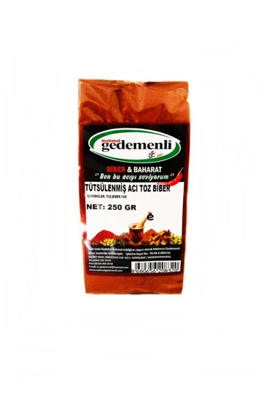 Tütsülenmiş Acı Toz Biber 250 Gr - Resim 5