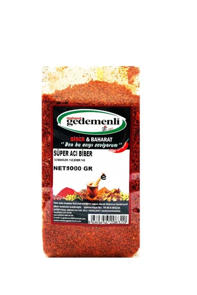 SÜPER ACI PUL BİBER 1 KG ürün görseli 1