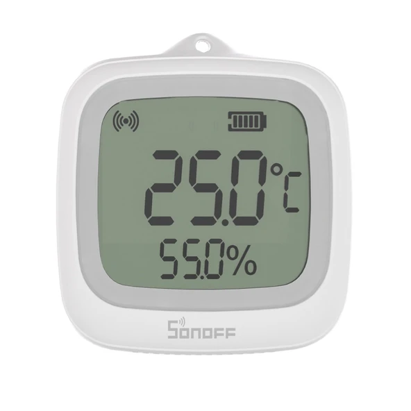 SNZB-02WD ZigBee IP65 LCD Ekranlı Akıllı Sıcaklık ve Nem Sensörü (YAKINDA) ürün görseli 1