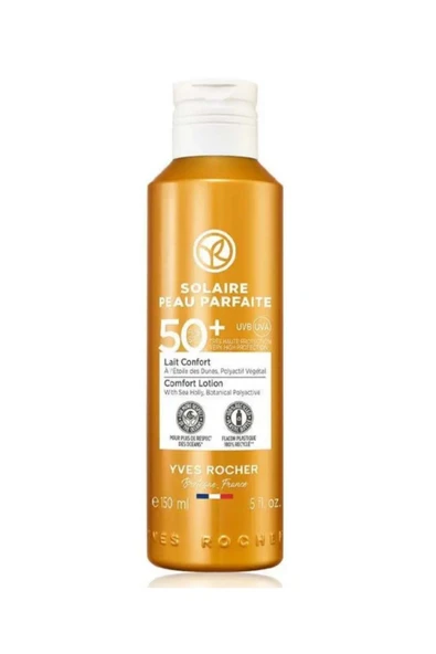 YVES ROCHER 50+ KORUMA FAKTÖRLÜ GÜNEŞE KARŞI KORUYUCU VEGAN SÜT 150ML ( YÜZ&VÜCUT ) ürün görseli 1
