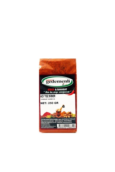 Acı Toz Biber 250 Gr ürün görseli 1