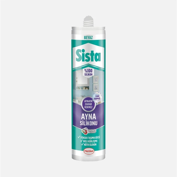 Sista Beyaz Ayna Silikonu 280 ml (7'li Paket) ürün görseli 1